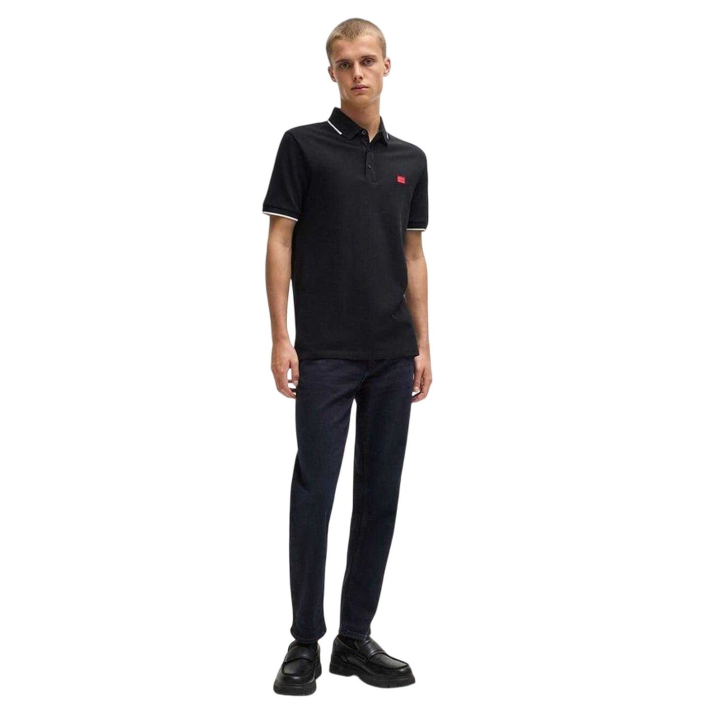 Dark Blue - Pack Shot - Hugo Mens 5 Pockets Tapered Jeans