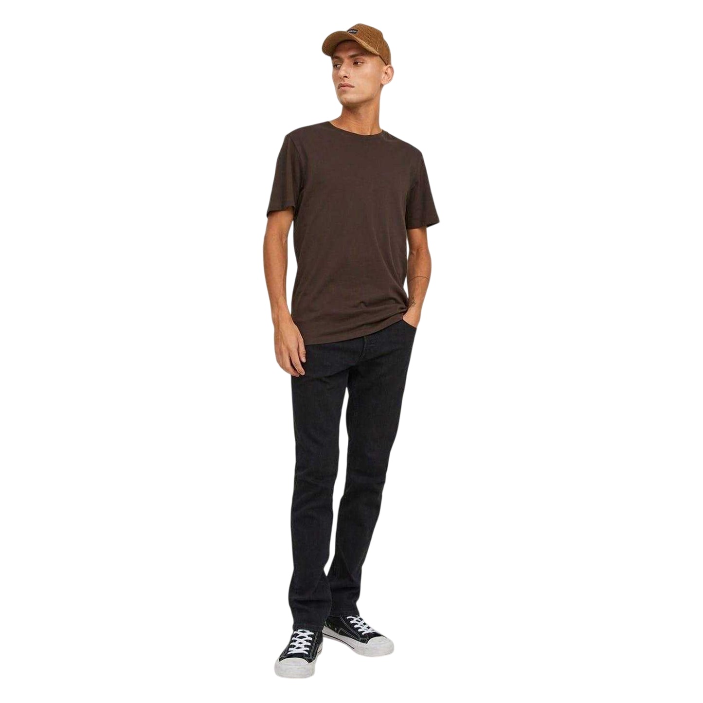 Black Denim - Side - Jack And Jones Mens Glenn Slim Jeans