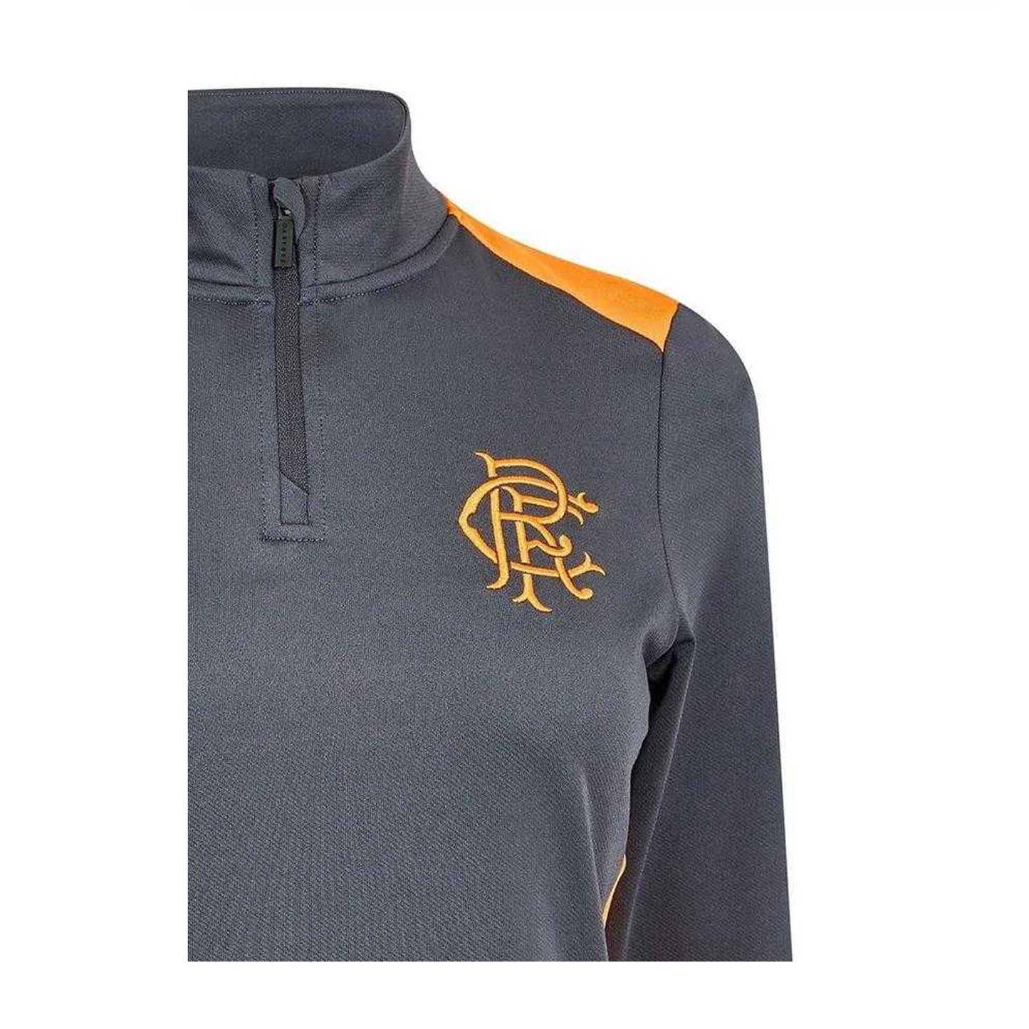 True Red - Side - Castore Womens-Ladies Rangers FC Lightweight Training Fleece Top