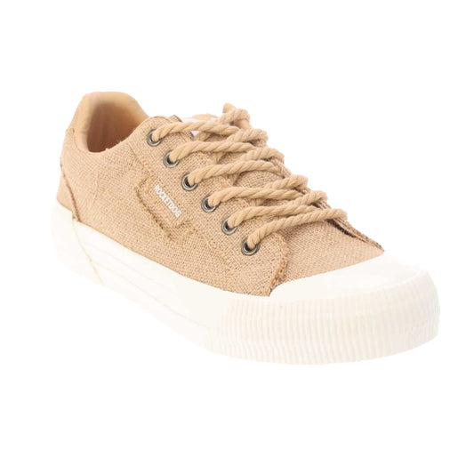 Natural - Front - Rocket Dog Womens-Ladies Cheery Heidi Jute Trainers
