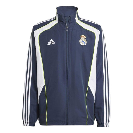 Night Navy - Front - Adidas Mens UBP Real Madrid CF Tracksuit Top