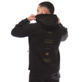 Black - Back - Boss Mens Artwork Full Zip Hoodie