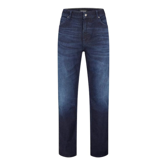 Dark Blue - Front - Boss Mens H-Re.Maine Jeans