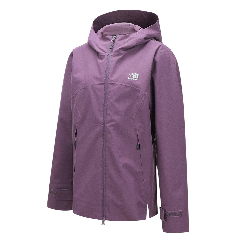 Blackberry - Side - Karrimor Womens-Ladies Waterproof Breathable Hooded Jacket