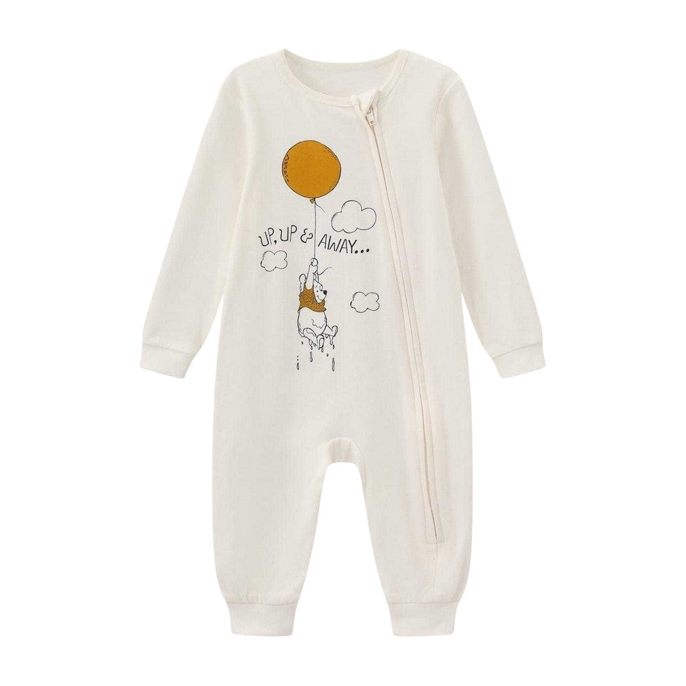 Beige - Lifestyle - Winnie the Pooh Baby Cotton Sleepsuit (Pack of 3)
