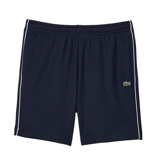 Blue - Front - Lacoste Mens Paris Interlock Regular Shorts