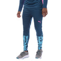 Blue - Front - Puma Mens Individual Final Training Jogging Bottoms