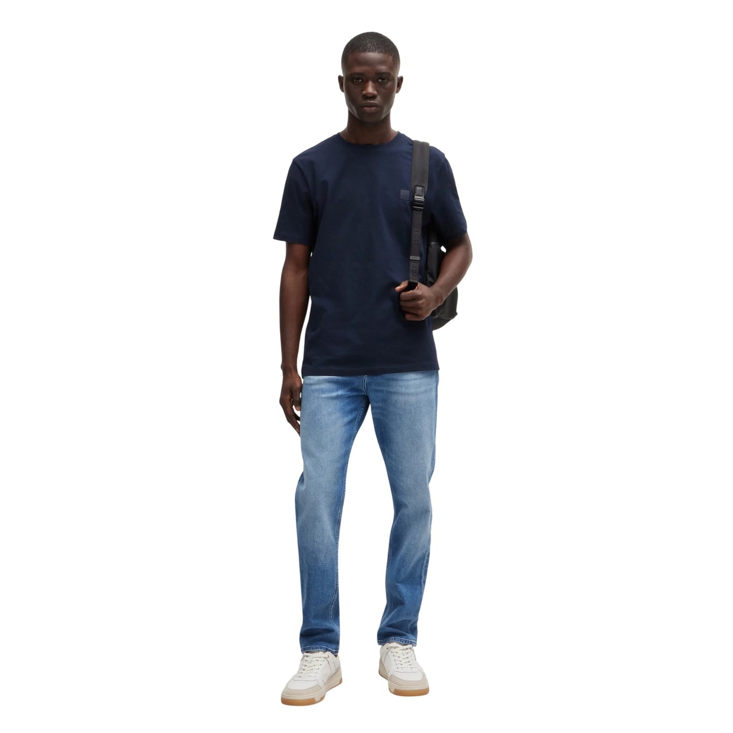 Turquoise-Aqua - Lifestyle - Boss Mens Taber 5 Pockets Straight Leg Jeans