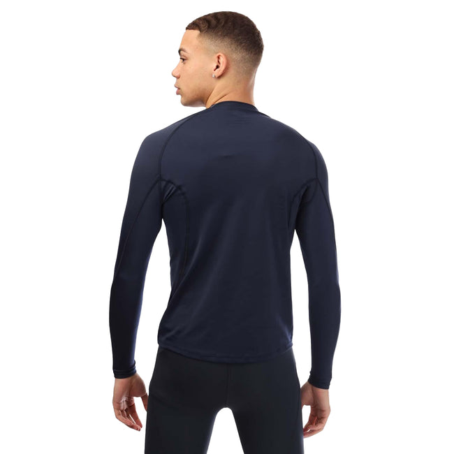 Navy - Back - Skins Mens Series-1 Long-Sleeved Base Layer Top