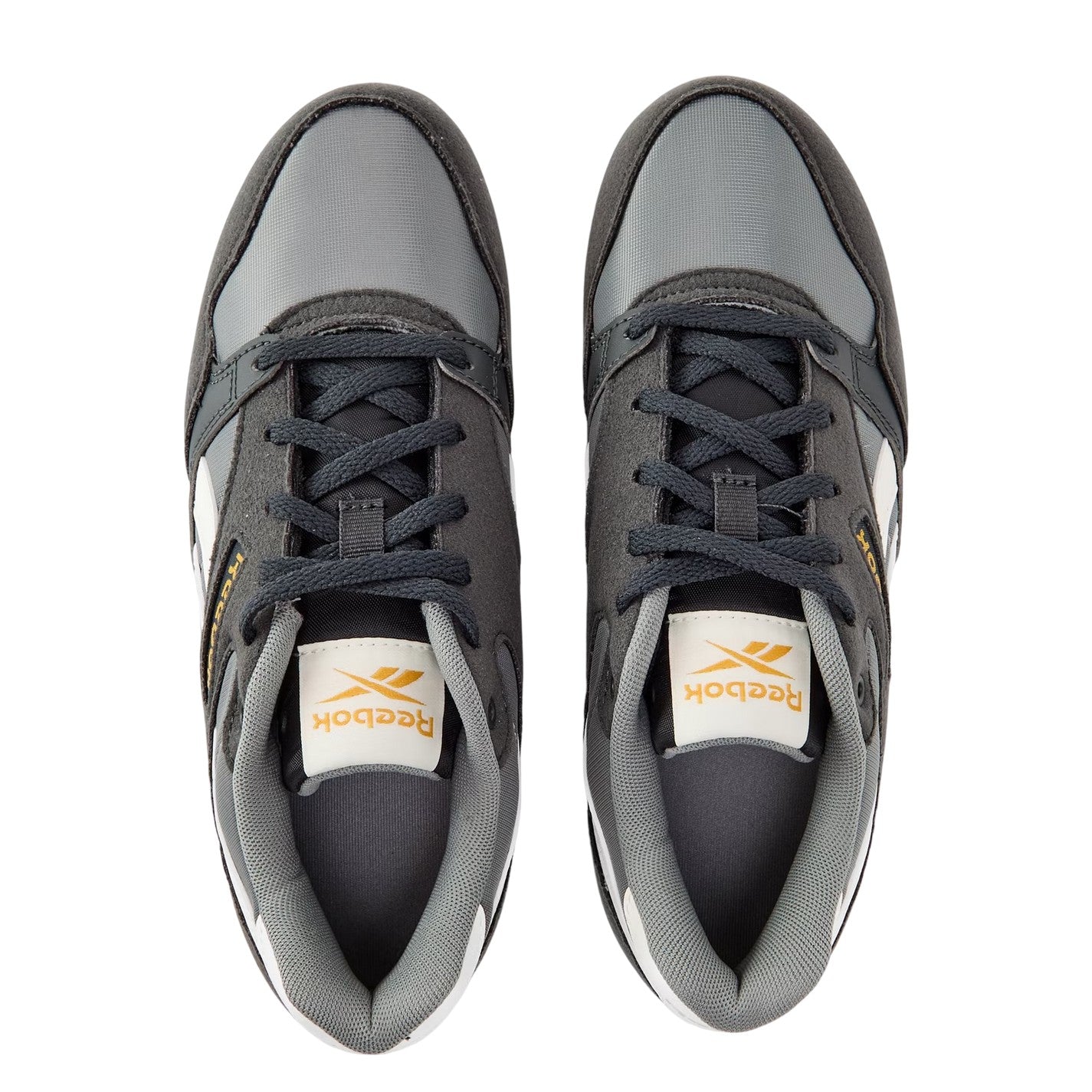 Grey - Side - Reebok Childrens-Kids Ultra Flash Leather Flat Trainers