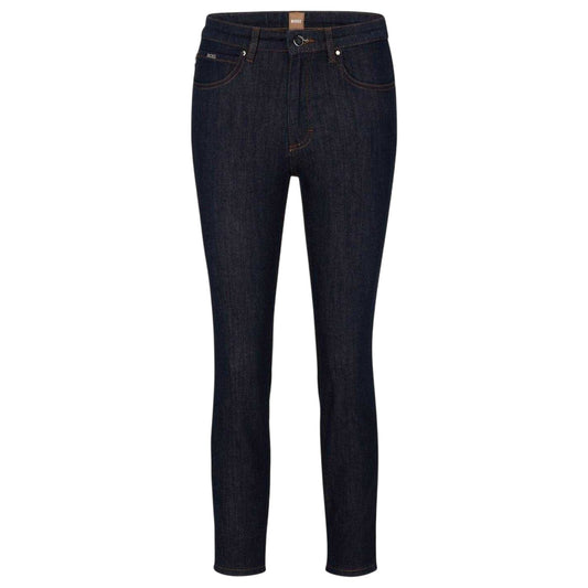 Blue - Front - Boss Womens-Ladies Jackie 5 Pockets Slim Jeans