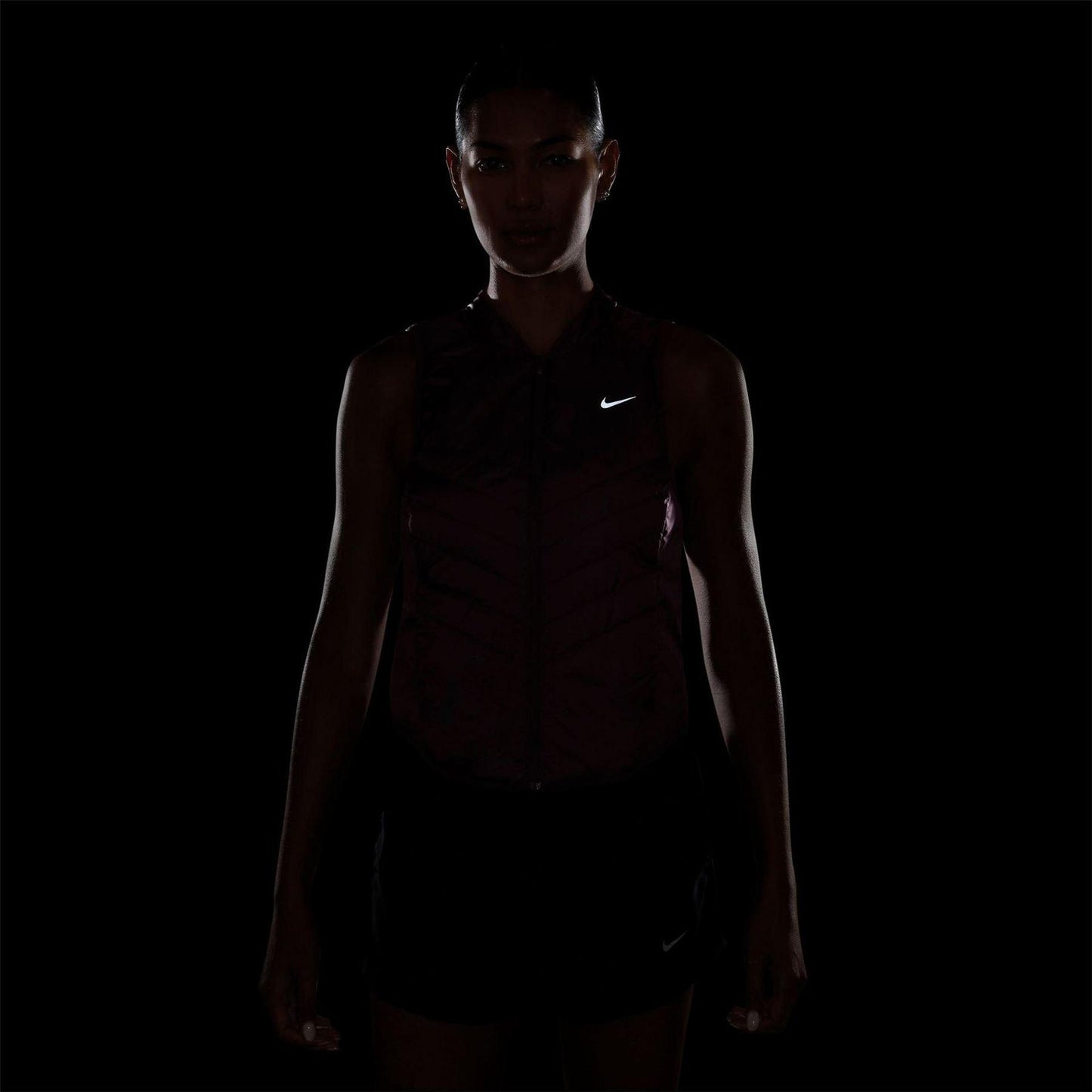 Pink Smoke - Lifestyle - Nike Womens-Ladies Performance Slim Race Vest