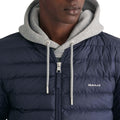 Blue - Lifestyle - Gant Mens Light Padded Bomber Jacket