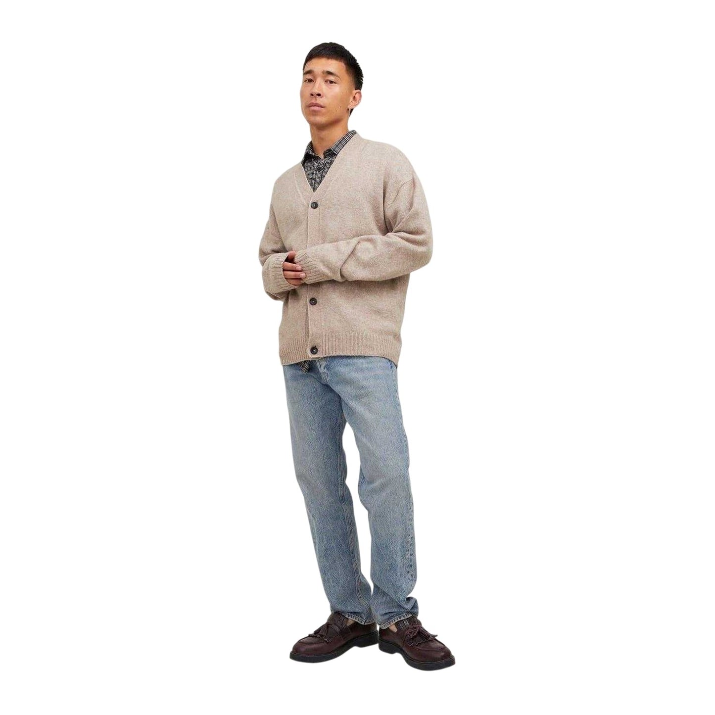 Blue Denim - Lifestyle - Jack And Jones Mens Chris 5 Pockets Jeans