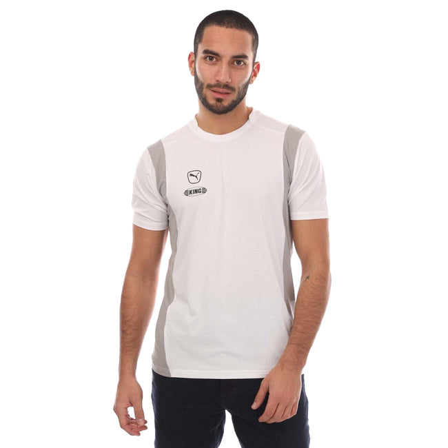 White - Front - Puma Mens King Pro Jersey