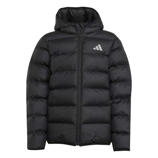 Triple Black - Front - Adidas Childrens-Kids Climawarm Puffer Jacket