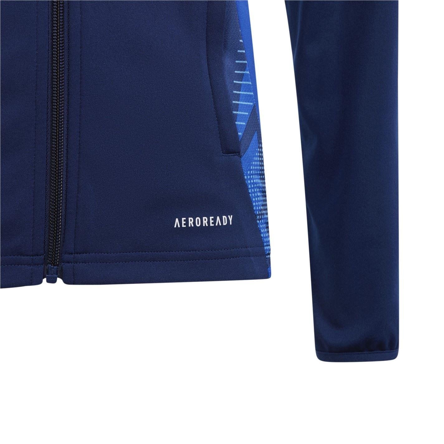 Navy Blue - Lifestyle - Adidas Childrens-Kids Tiro 24 Competition Tracksuit Top