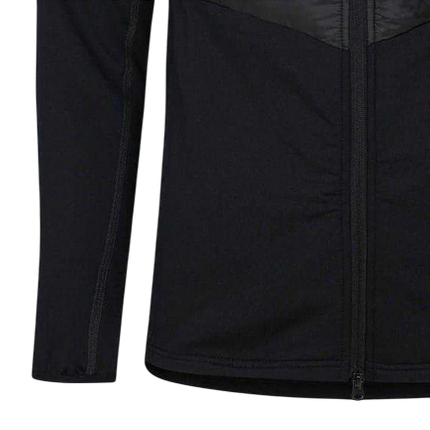 Black - Lifestyle - Umbro Mens Fleece Hybrid Jacket