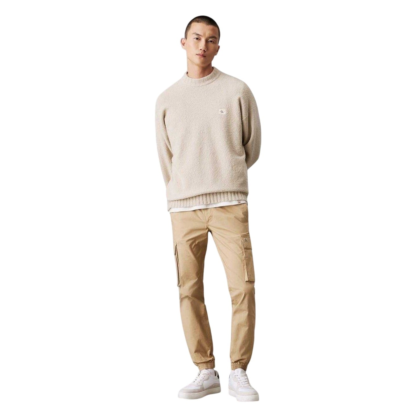 Travertine - Lifestyle - Calvin Klein Mens Skinny Cargo Trousers