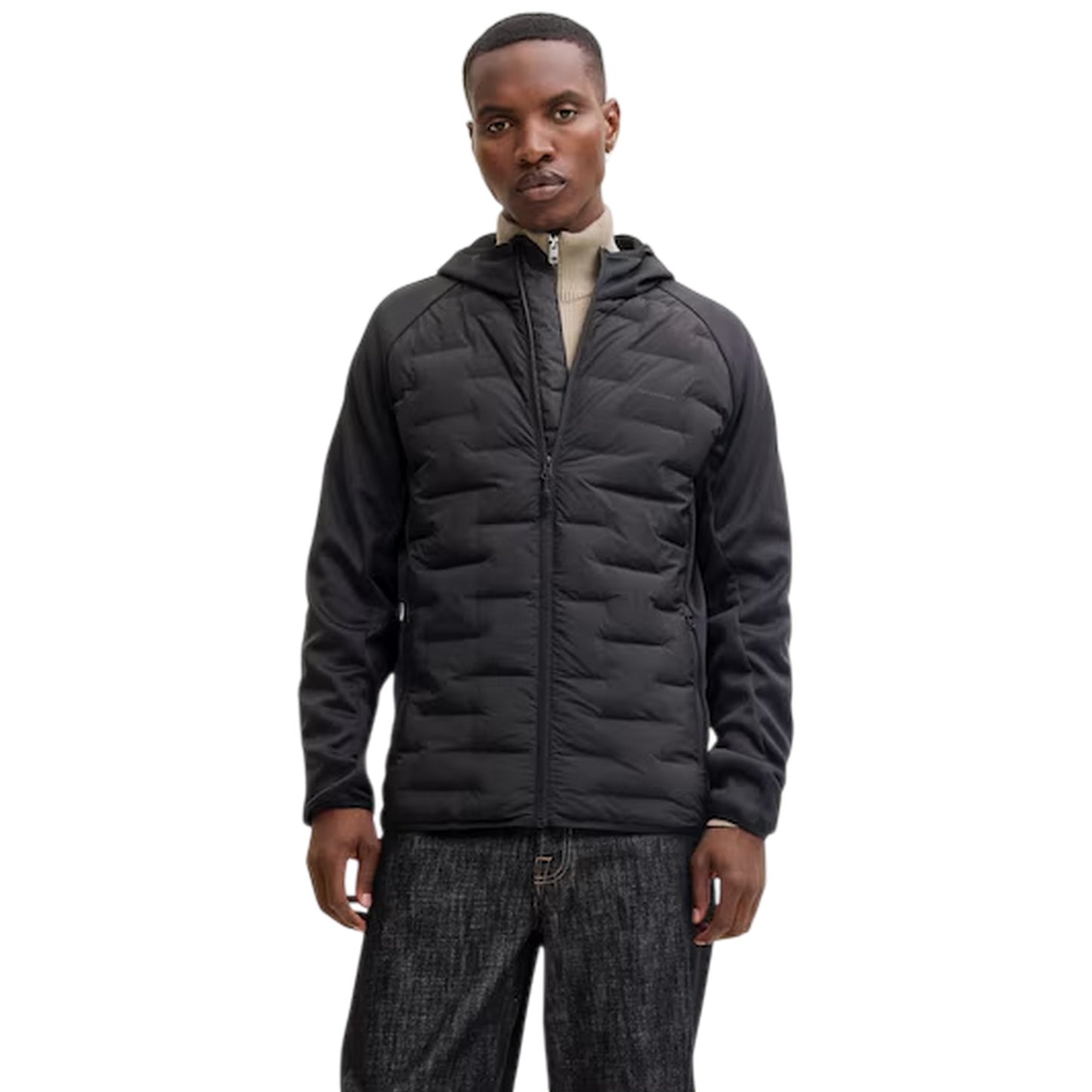 Black - Lifestyle - Jack And Jones Mens Hybrid Jacket