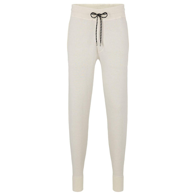 White - Front - Boss Mens Lacri Jogging Bottoms