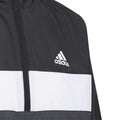 Black - Lifestyle - Adidas Childrens-Kids Anorak Woven Waterproof Jacket