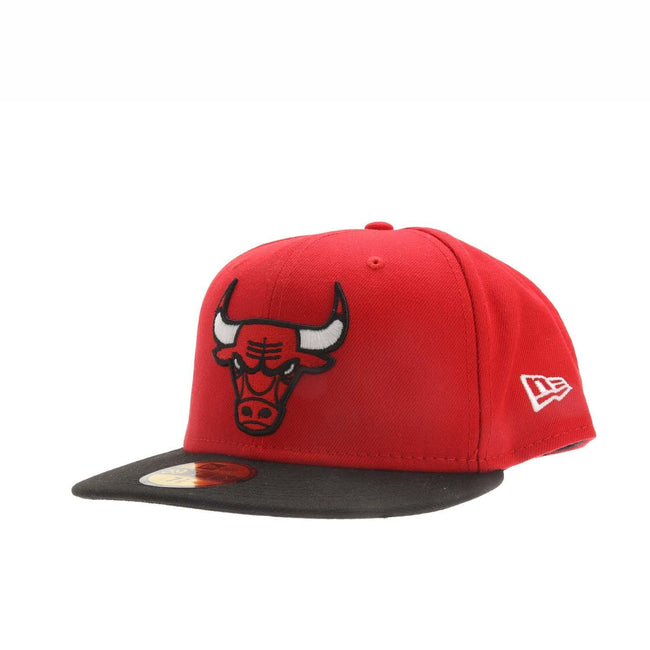 Red - Side - New Era NBA 59Fifty Chicago Bulls Baseball Cap