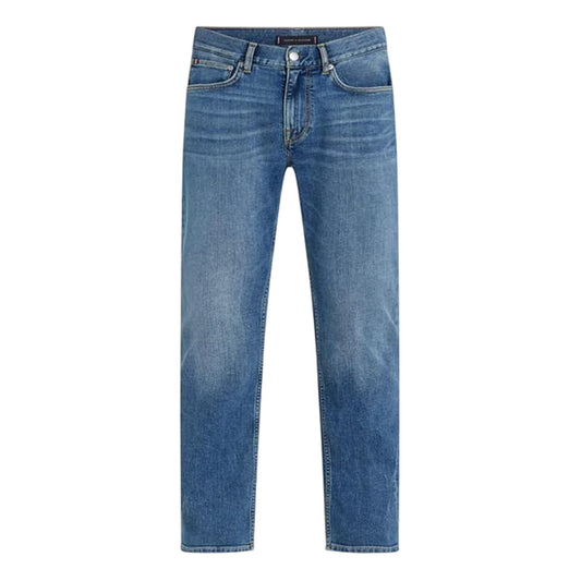 Light Blue - Front - Tommy Hilfiger Mens Denton Slim Jeans