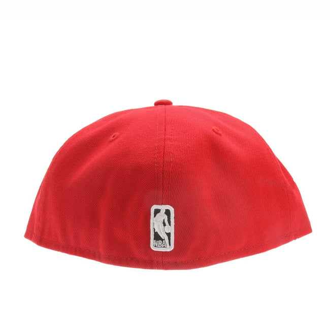 Red - Back - New Era NBA 59Fifty Chicago Bulls Baseball Cap