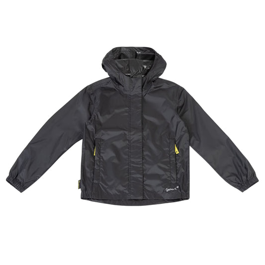 Black - Front - Gelert Childrens-Kids Packaway Raincoat