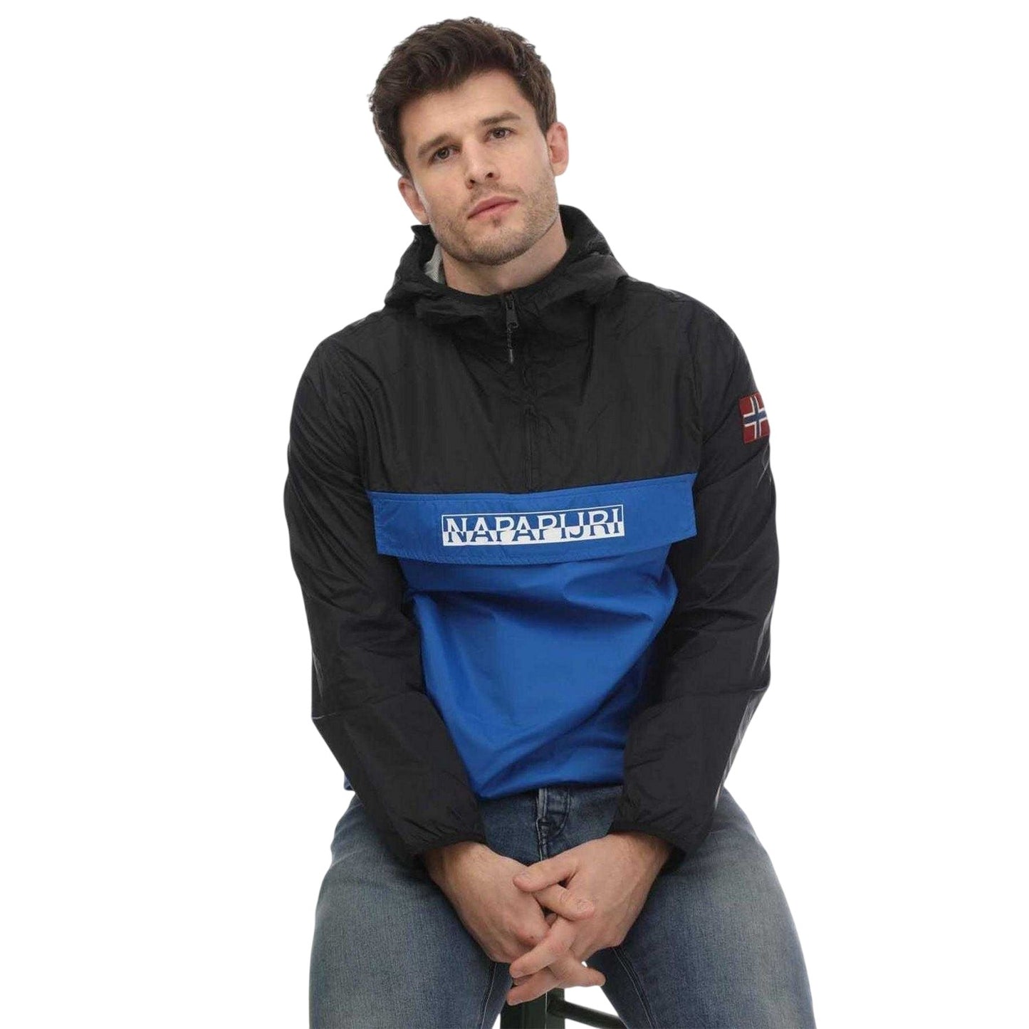 Blue Navy - Lifestyle - Napapijri Mens Coubertin Logo Regular Jacket
