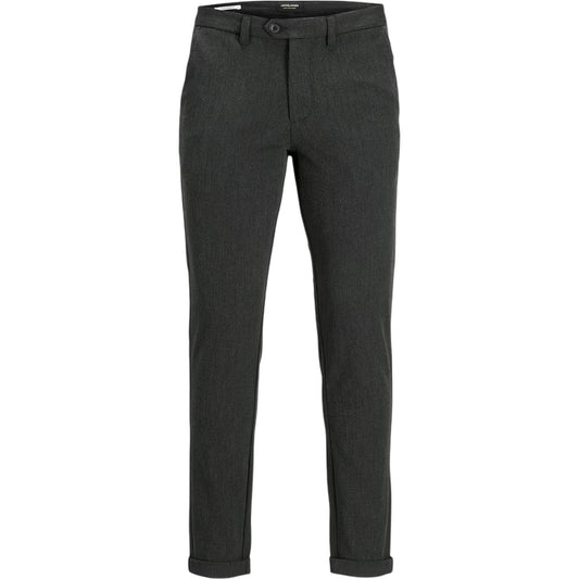 Dark Grey - Front - Jack And Jones Mens Connor Trousers