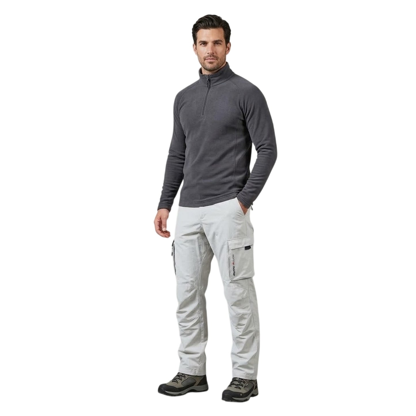 White - Side - Musto Mens Deck Cargo Trousers