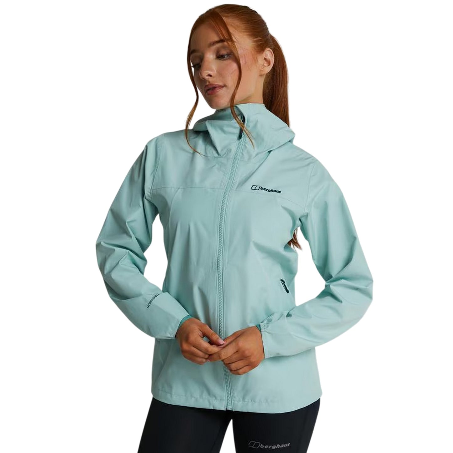Green - Lifestyle - Berghaus Womens-Ladies Deluge Pro 3.0 Waterproof Jacket
