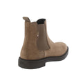 Beige - Back - Boss Mens Calev Suede Chelsea Boots