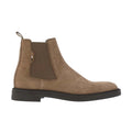 Beige - Side - Boss Mens Calev Suede Chelsea Boots