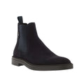 Dark Blue - Front - Boss Mens Calev Suede Chelsea Boots