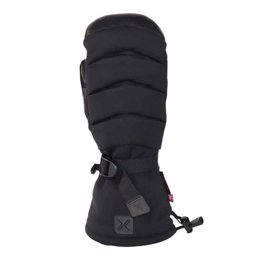 Black - Front - Extremities Unisex Adult Finse Leather Ski Mittens