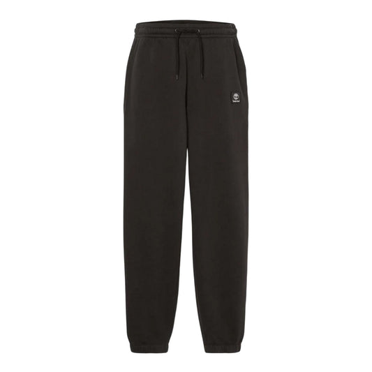 Black - Front - Timberland Mens Woven Badge Jogging Bottoms