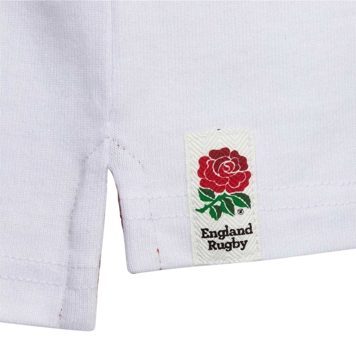 White - Lifestyle - England RFU Mens Crest Long-Sleeved Rugby Jersey