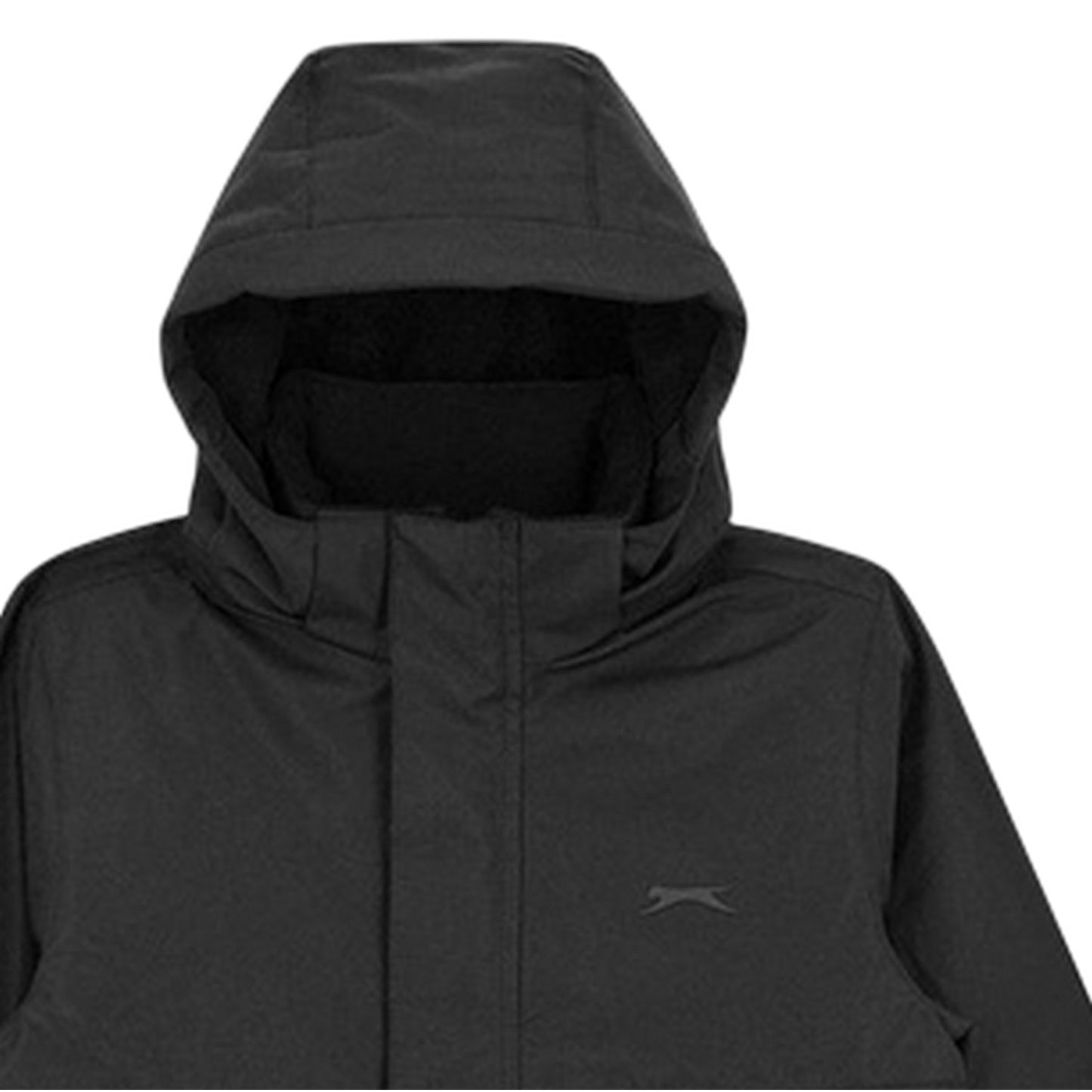 Black - Lifestyle - Slazenger Childrens-Kids Hooded Waterproof Jacket