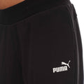 Black - Side - Puma Womens-Ladies Essentials Sweatpants