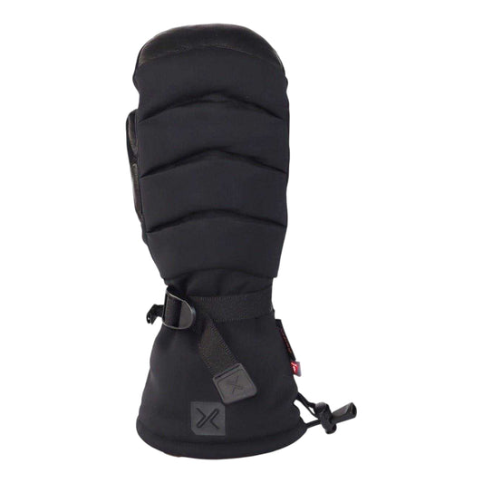 Black - Front - Extremities Mens Finse Leather Ski Mittens