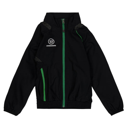 Black - Front - Warrior Childrens-Kids Performance Training Jacket