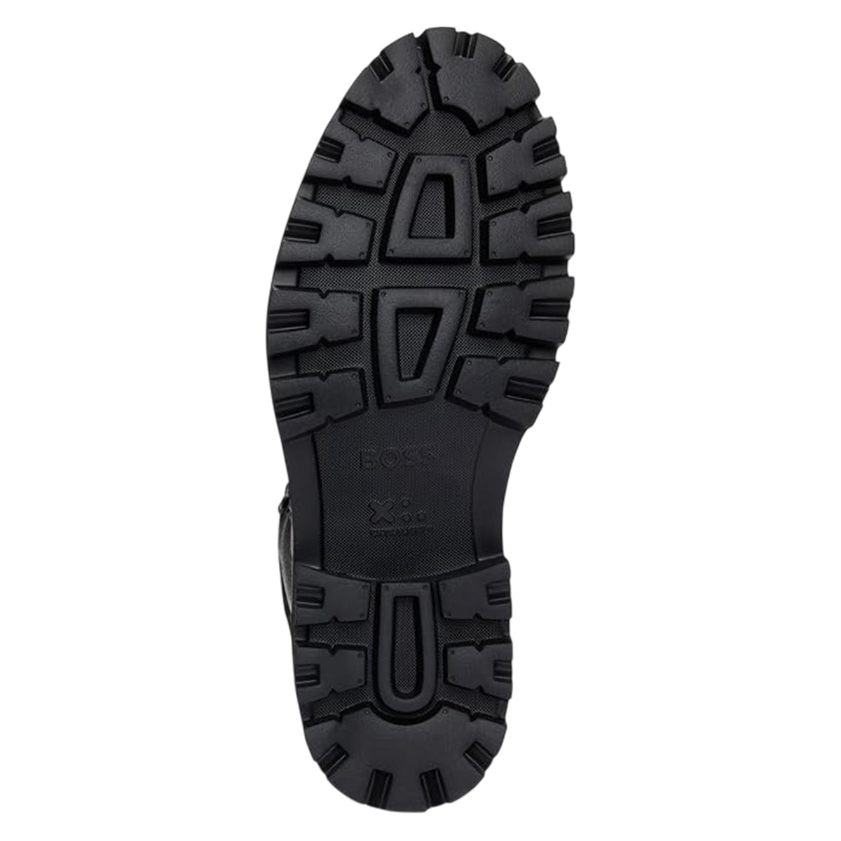 Black - Lifestyle - Boss Mens Leather Faux Fur Lined Sandals