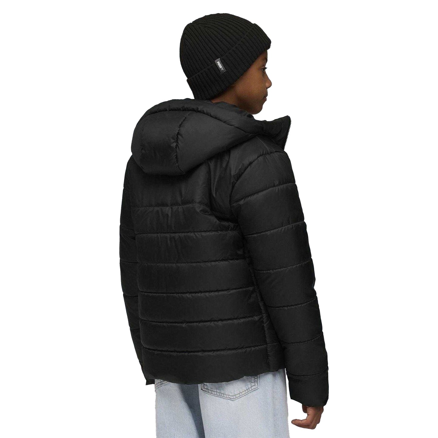 Black - Lifestyle - Puma Childrens-Kids Essentials Regular Puffer Jacket