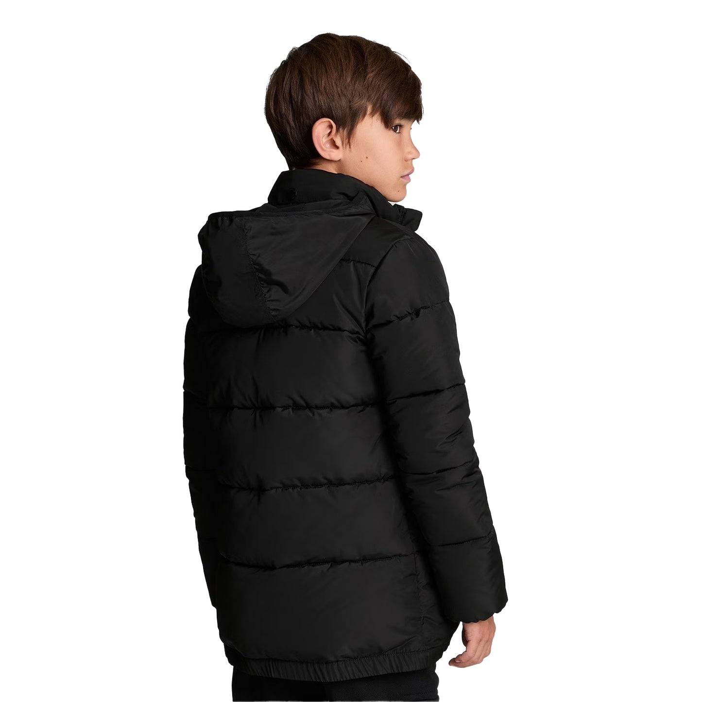 Black - Lifestyle - Lyle & Scott Childrens-Kids Quilted Puffer Jacket