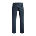 Black-Blue - Front - Levis Mens 502 Richmond Tapered Jeans