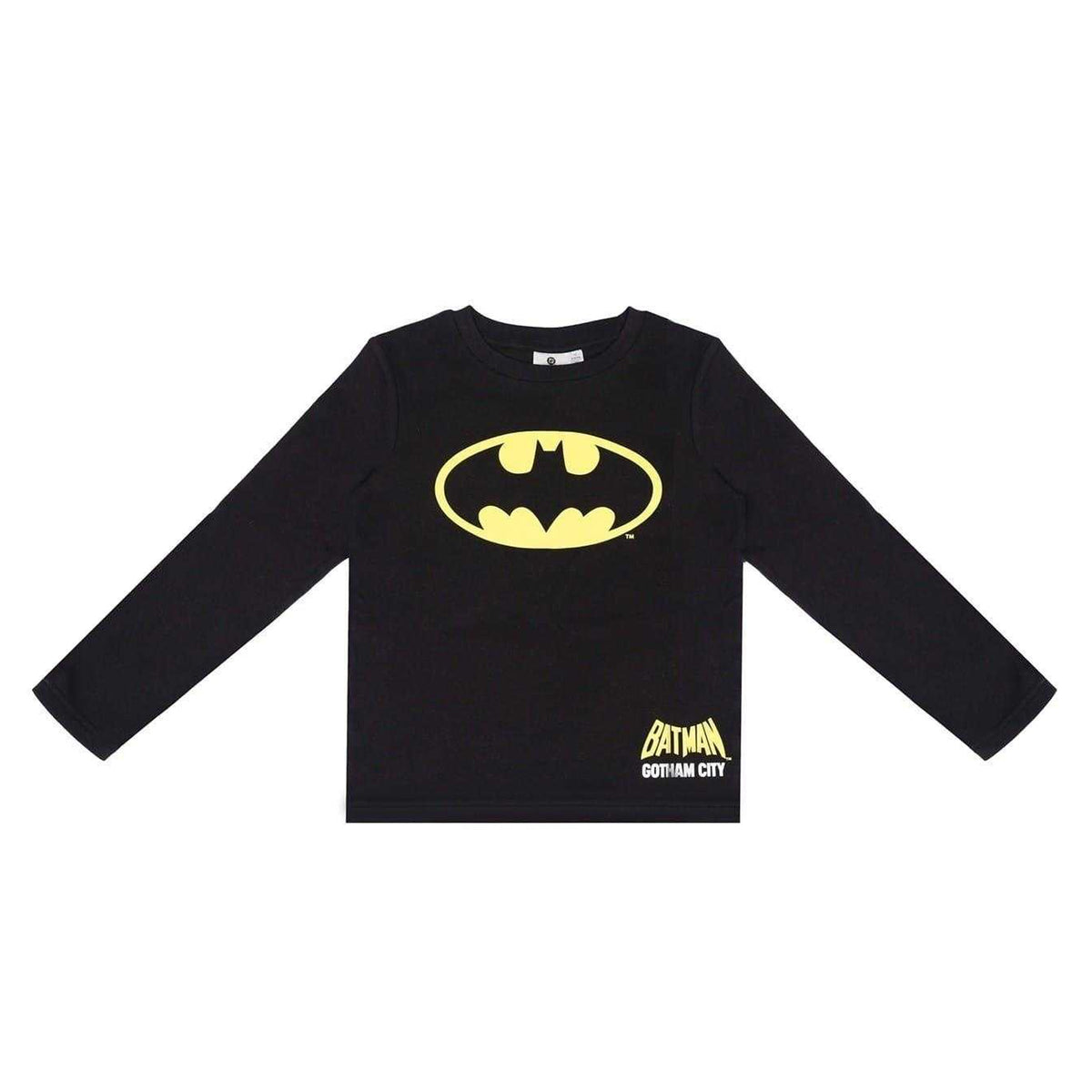 Black-Yellow - Lifestyle - Batman Boys Long Pyjama Set