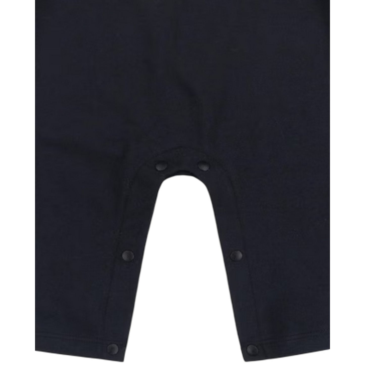 Black - Side - Nike Baby Logo Crew Neck Romper